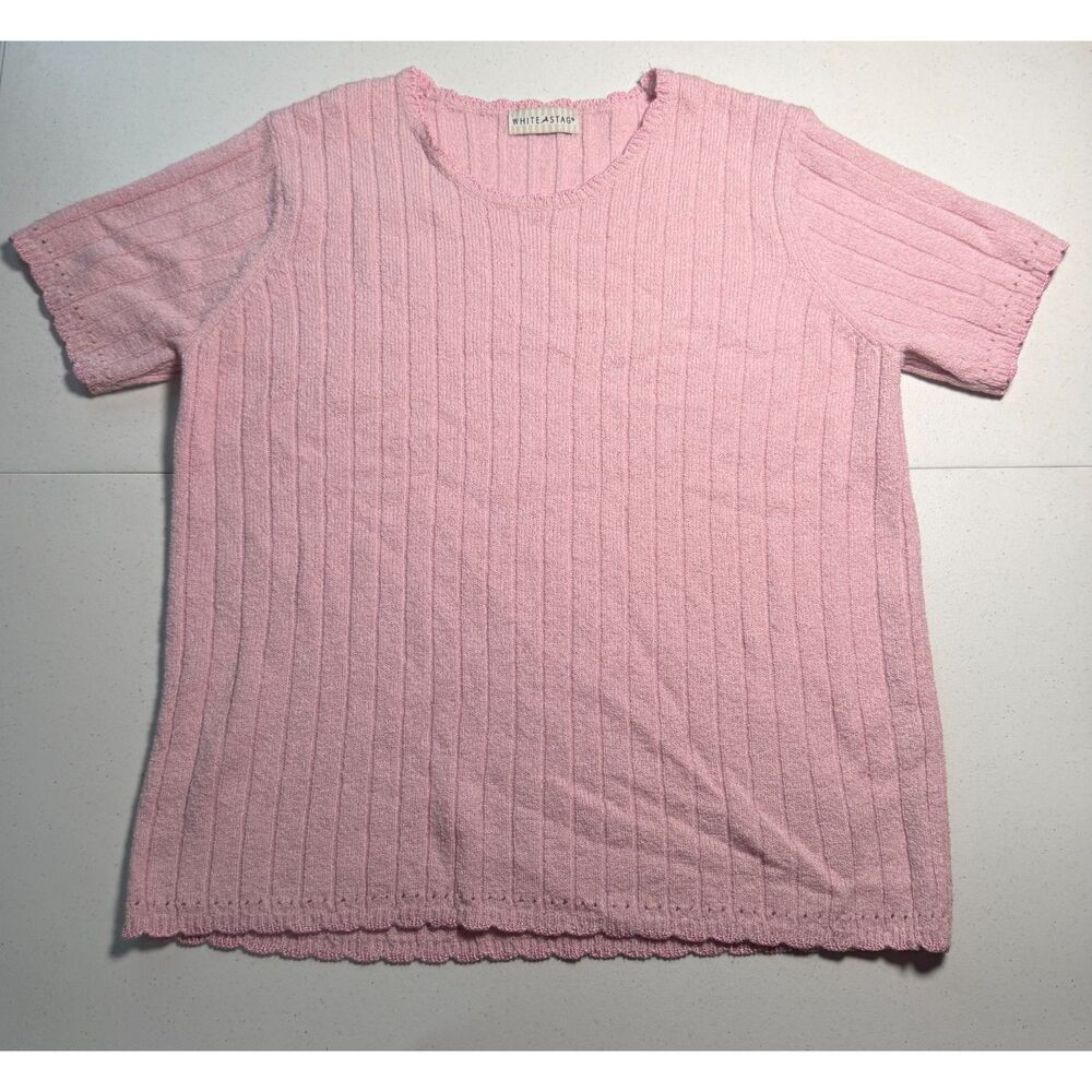 White Stag Pink Sweater Top